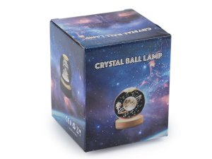 LED svítící skleněná koule Ø10 cm