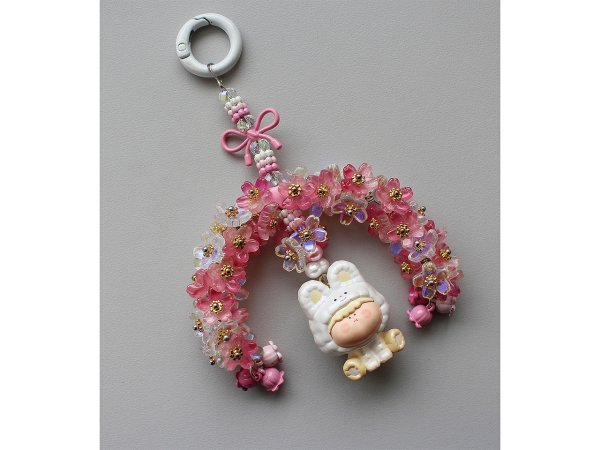 Kovové korálky / přívěsky mašle 13x20 mm