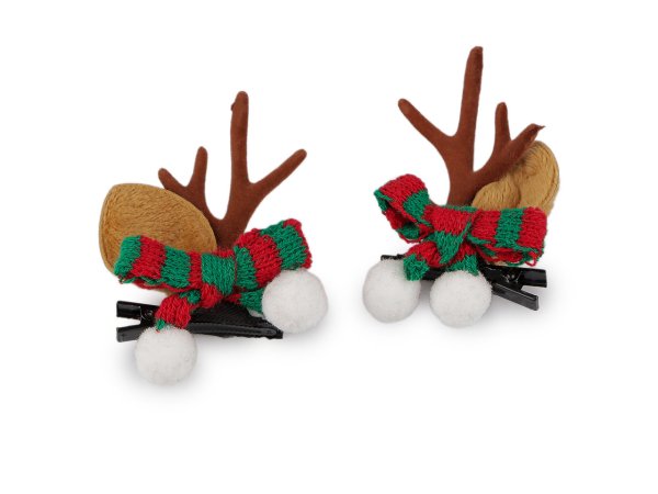 Párty sponky do vlasů vánoční