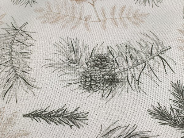 Vánoční prostírání textilní, oboustranné s jemným lurexem 30x40 cm