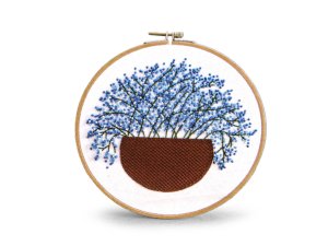 Dárková sada na vyšívání s předtištěným motivem