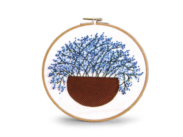 Dárková sada na vyšívání s předtištěným motivem