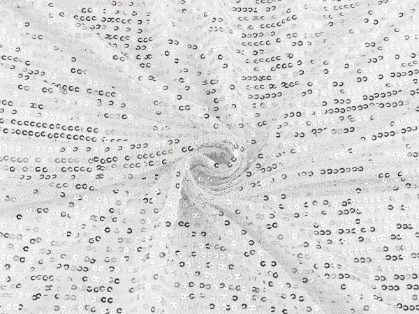 Oděvní flitrový úplet pružný Ø3 mm