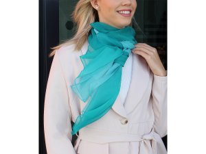 Letní šátek / šála ombré 50x155 cm