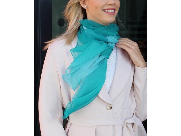 Letní šátek / šála ombré 50x155 cm