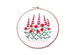 Dárková sada na vyšívání s předtištěným motivem