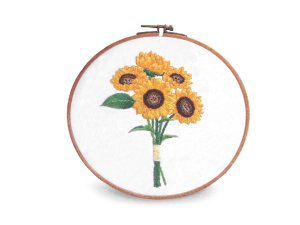 Dárková sada na vyšívání s předtištěným motivem