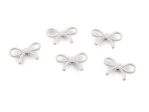 Kovové korálky / přívěsky mašle 13x20 mm