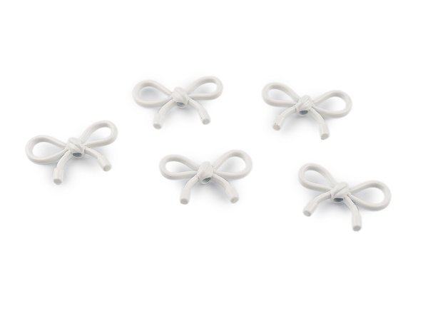 Kovové korálky / přívěsky mašle 13x20 mm