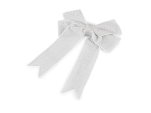 Vánoční mašle sametová dvojitá 13x18 cm