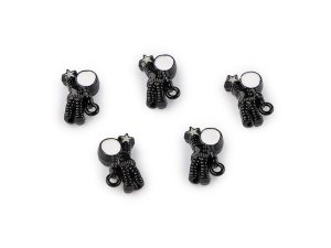 Kovový přívěsek / korálek kosmonaut 9x13 mm