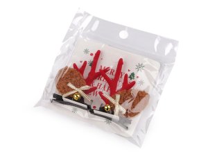 Párty sponky do vlasů vánoční