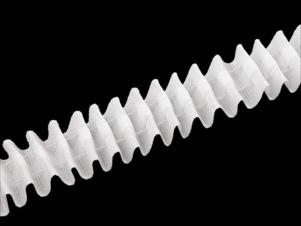 Záclonovka šíře 25 mm univerzální řasení