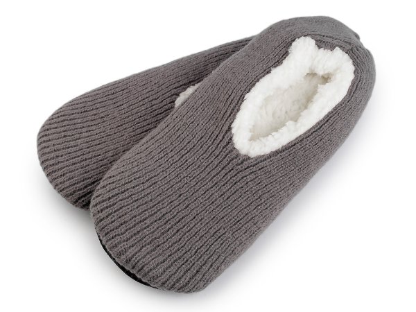 Pánská zimní domácí obuv s protiskluzem