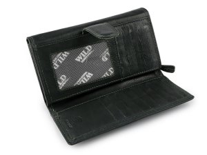 Dámská kožená peněženka 9,5x17 cm