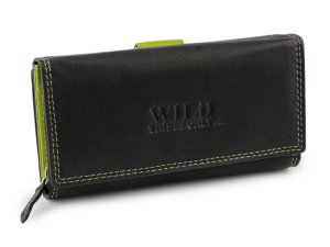 Dámská kožená peněženka 9,5x17 cm