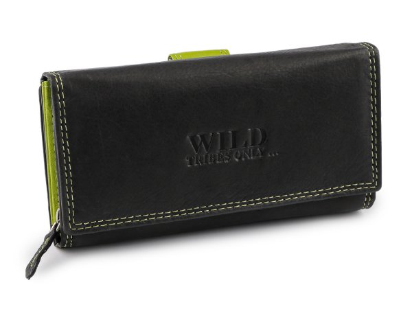 Dámská kožená peněženka 9,5x17 cm