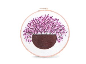 Dárková sada na vyšívání s předtištěným motivem