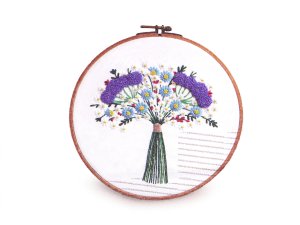 Dárková sada na vyšívání s předtištěným motivem