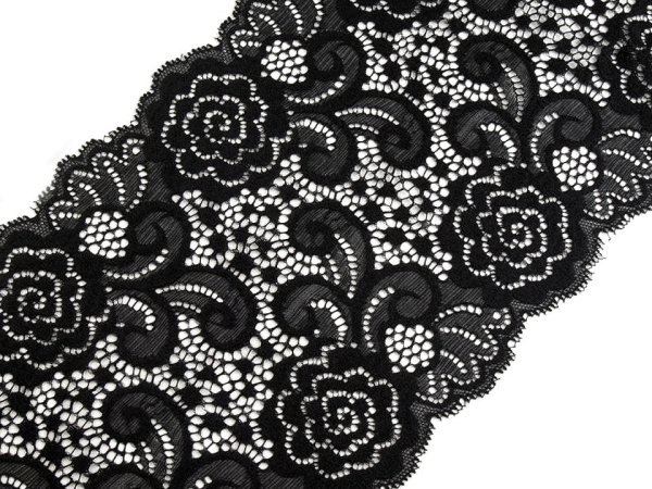 Elastická krajka / vsadka / běhoun šíře 15 cm
