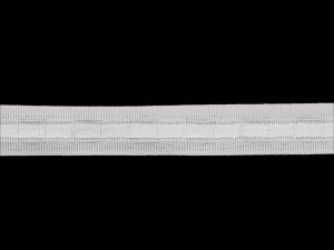 Záclonovka šíře 25 mm univerzální řasení