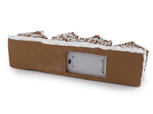 Vánoční domečky imitace perníku svítící