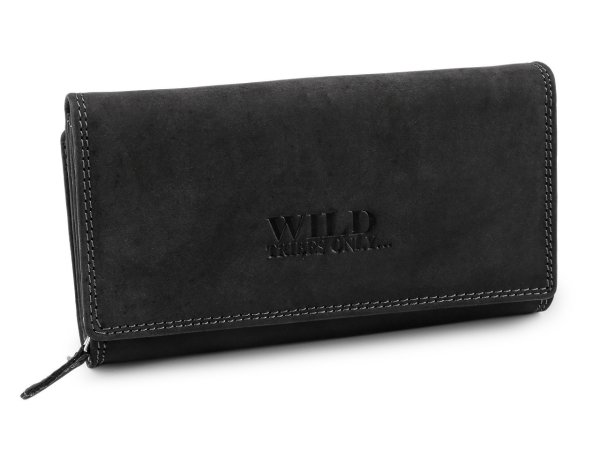 Dámská kožená peněženka 9,5x17 cm