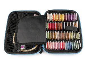 Sada vyšívání v kufříku / mouline a pomůcky AIRO