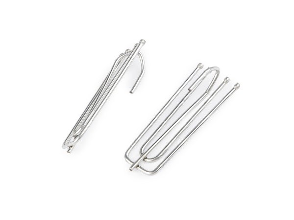 Kovový háček na záclonovky