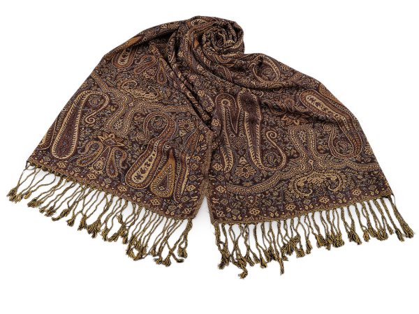 Šátek / šála orientální paisley 70x180 cm