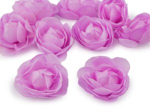 Textilní květ růže Ø3,5 cm