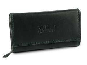 Dámská kožená peněženka 9,5x17 cm