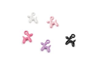 Kovový přívěsek mini pejsek 8x10 mm