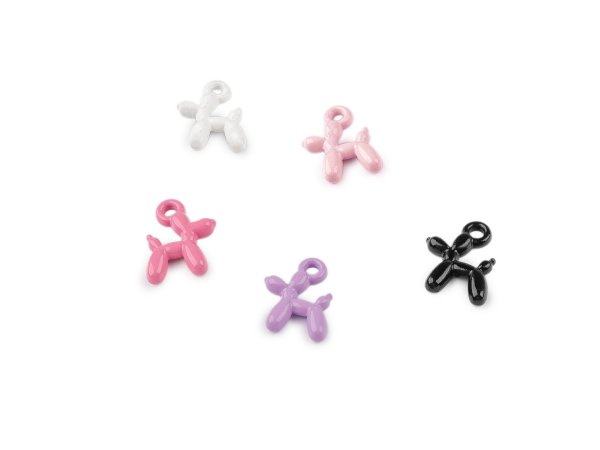 Kovový přívěsek mini pejsek 8x10 mm