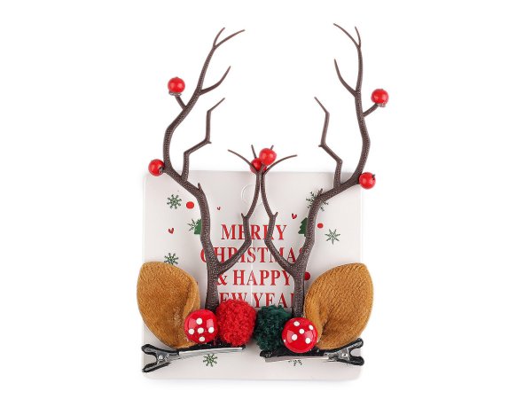 Párty sponky do vlasů vánoční