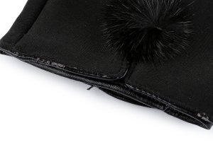 Dámské rukavice přechodní, dotykové 2. jakost