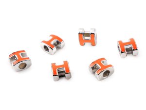 Plastové korálky s velkým průvlekem H 10x11 mm