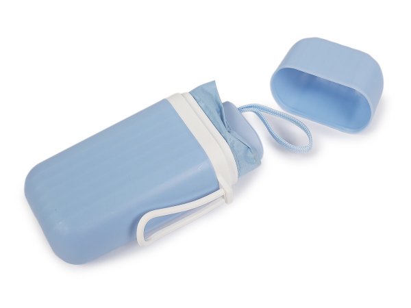 Skládací mini deštník s pevným pouzdrem