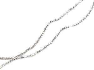 Akrylové korálky ploškované Metalic Ø2 mm