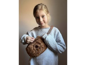 Kožešinová ledvinka kapybara 29x15 cm