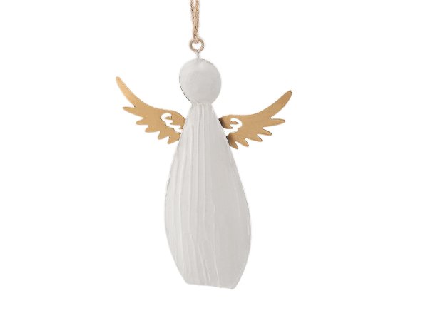 Kovový anděl k zavěšení