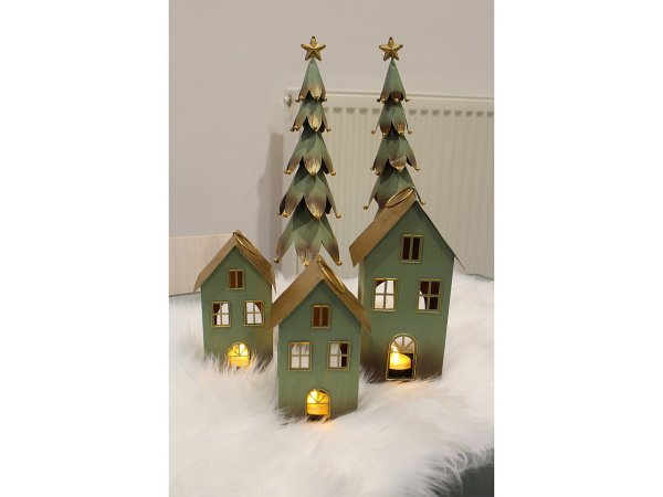 Vánoční kovový stromeček