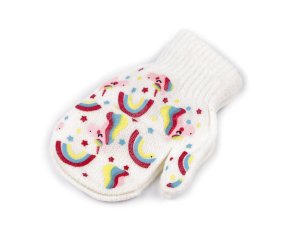 Dětské pletené rukavice palčáky