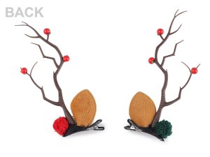 Párty sponky do vlasů vánoční