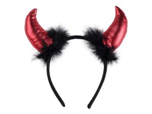 Čertovské rohy s peřím