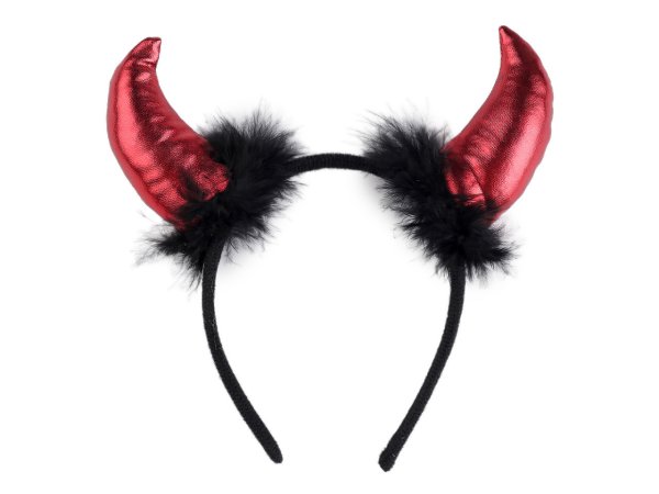 Čertovské rohy s peřím