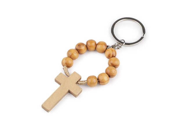 Přívěsek na klíče / kabelky desátek dřevěný