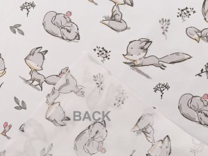 Bavlněná látka / plátno liška