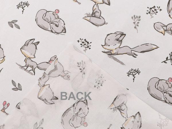 Bavlněná látka / plátno liška