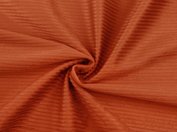 Velvet / samet oděvní s řádkovanou strukturou